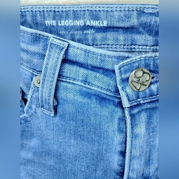 AG ADRIANO GOLDSCHMIED Women's 26x28 Jeans Legging Ankle Skinny USA DISTRESSED - Picture 8 of 10